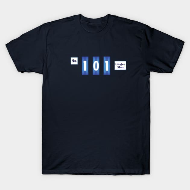 The 101 Coffee Shop T-Shirt by WriterCentral